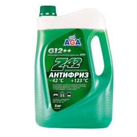 АНТИФРИЗ AGA зеленый 5 кг.