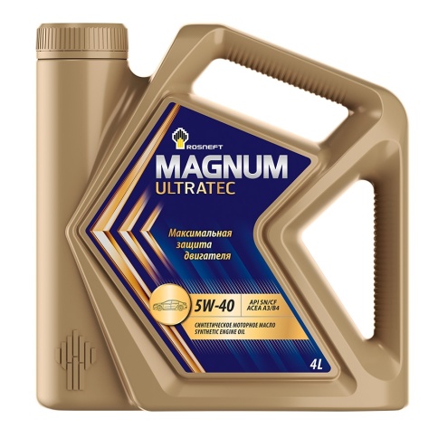 РОСНЕФТЬ Magnum Ultratec 5/40 синт. 4л фото 1
