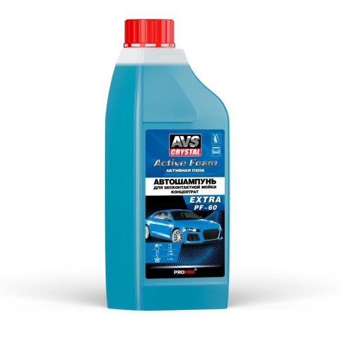 АВТОШАМПУНЬ для б/контактной мойки AVS Activ Foam EXTRA 1:9 1л фото 1