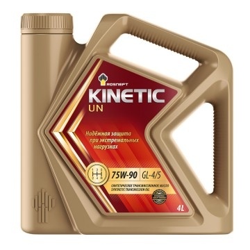 РОСНЕФТЬ Kinetic UN 75/90 GL-4/5 4л фото 1