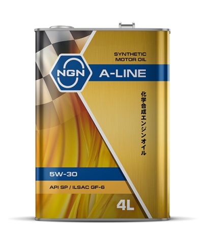 NGN A-LINE 5/30 4л SP/ILSAC синтетика (металл. канистра) фото 1