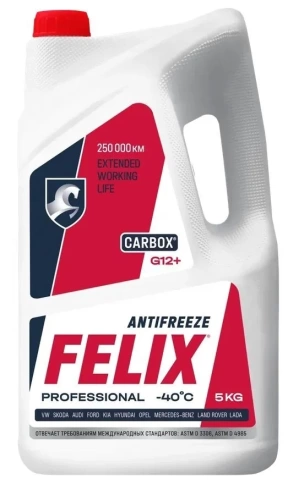 АНТИФРИЗ FELIX CARBOX 5кг красный фото 1